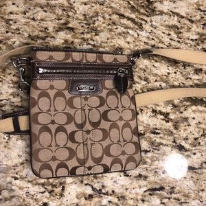 Coach travel crossbody purse